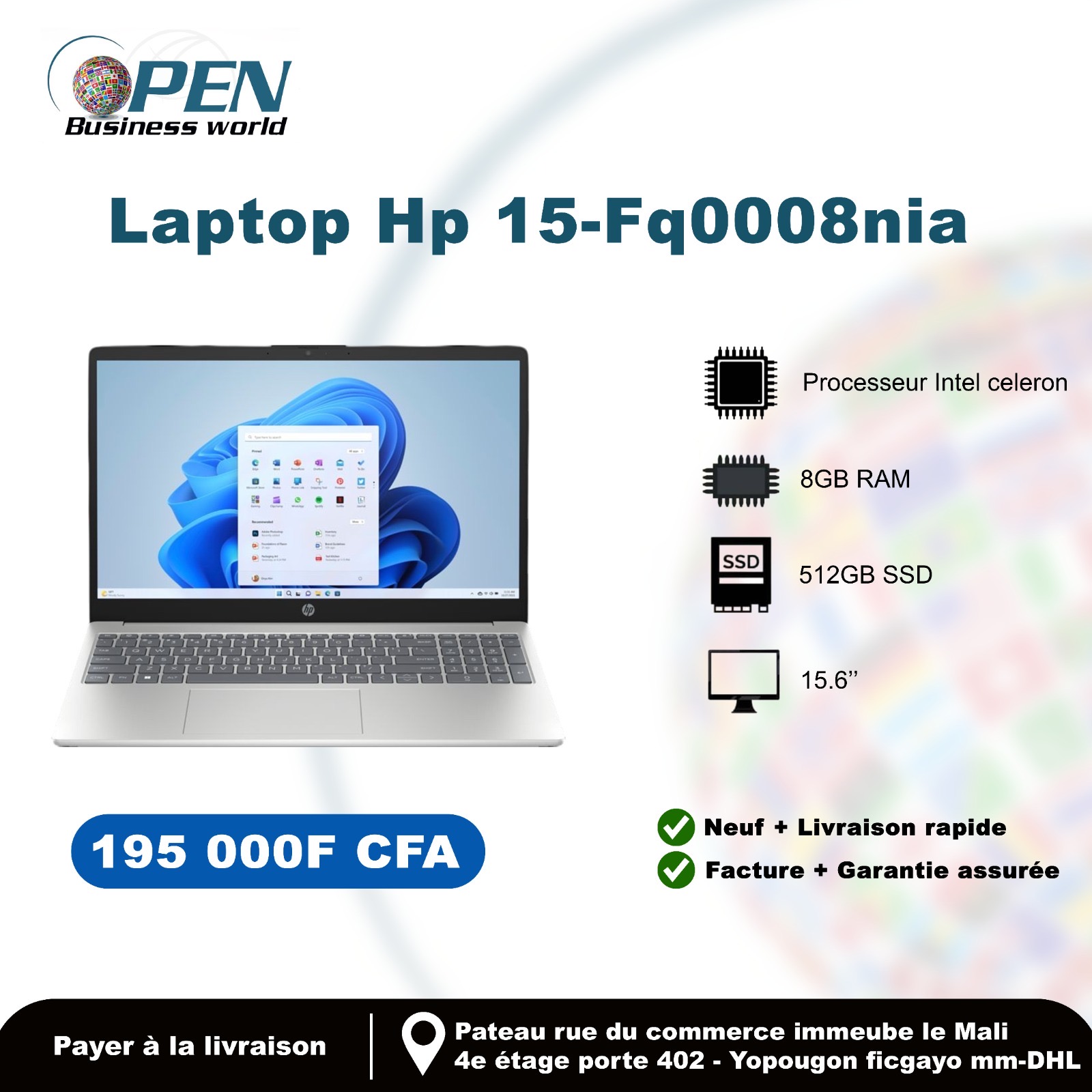 Hp laptop probook 460 G11 ultra 5 